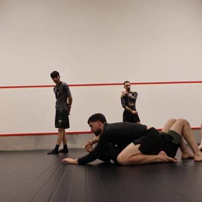 Students training Brazilian Jiu-Jitsu at McGuigan's School of BJJ in Longridge, Preston