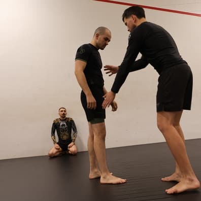 Students training Brazilian Jiu-Jitsu at McGuigan's School of BJJ in Longridge, Preston